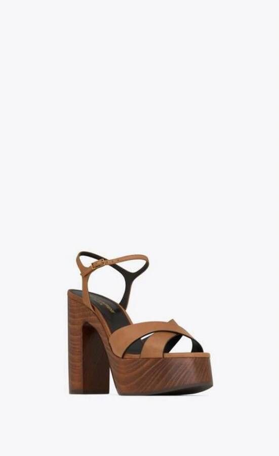 Saint Laurent E24 Sandalen Brown Dames