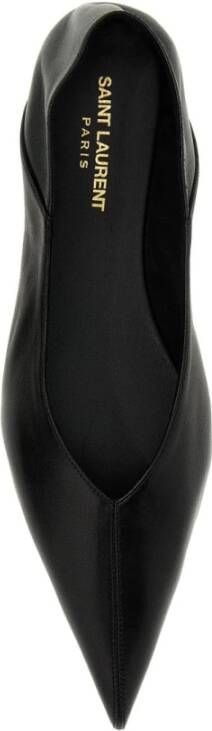 Saint Laurent Elegante Balletflats voor Vrouwen Black Dames