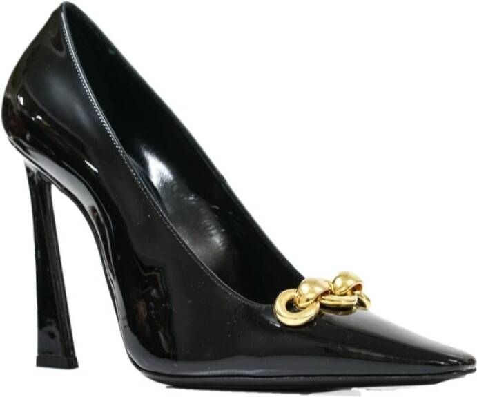 Saint Laurent Elegante Decollete Schoenen voor Vrouwen Black Dames