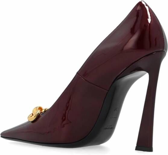 Saint Laurent Elegante Decollete Schoenen voor Vrouwen Red Dames