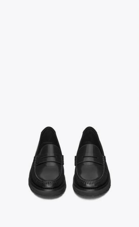 Saint Laurent Elegante Loafers voor Mannen Black Dames