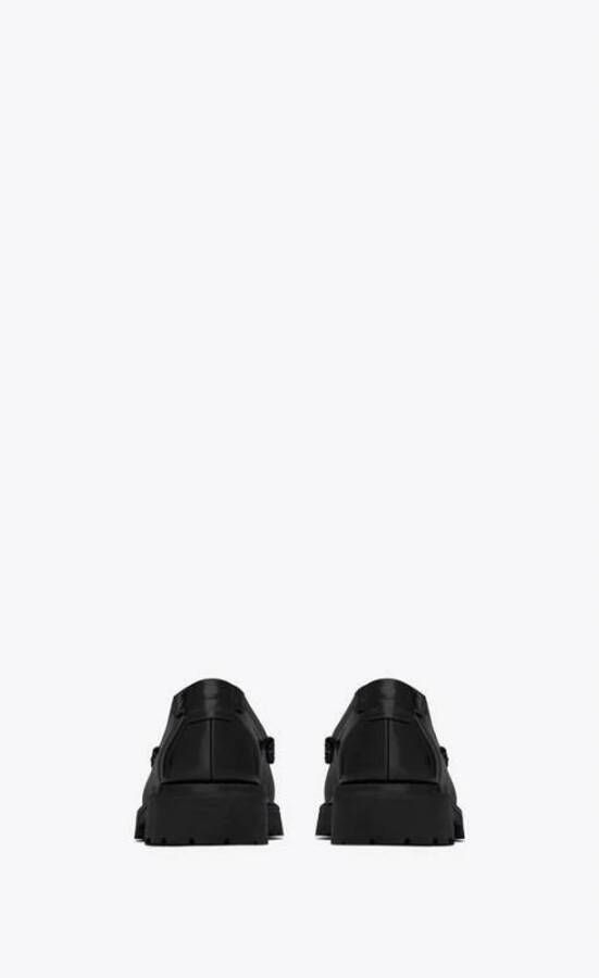 Saint Laurent Elegante Loafers voor Mannen Black Dames