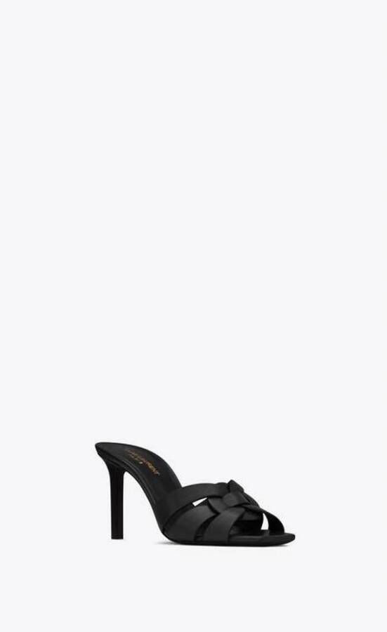 Saint Laurent Elegante Muiltjes Black Dames