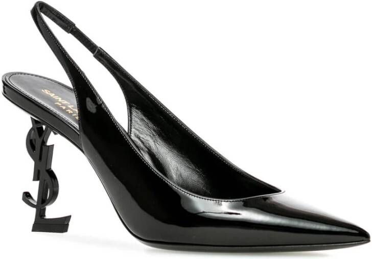 Saint Laurent Elegante Slingback Pumps Black Dames