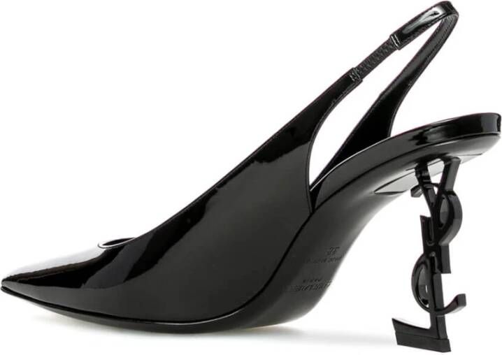 Saint Laurent Elegante Slingback Pumps Black Dames