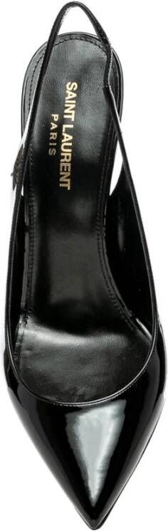 Saint Laurent Elegante Slingback Pumps Black Dames