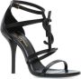 Saint Laurent Cassandra sandalen met hak Black Dames - Thumbnail 8