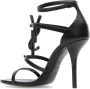 Saint Laurent Cassandra sandalen met hak Black Dames - Thumbnail 9