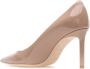 Saint Laurent Elegante Zwarte Leren Pumps Beige Dames - Thumbnail 5