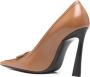 Saint Laurent Elegante Zwarte Leren Pumps Brown Dames - Thumbnail 3