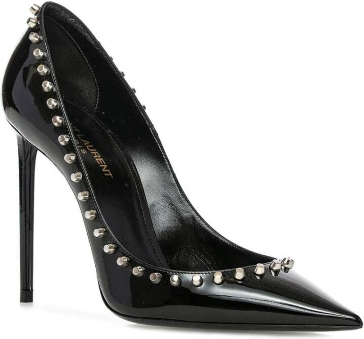 Saint Laurent Elegante Zwarte Pumps voor Vrouwen Black Dames