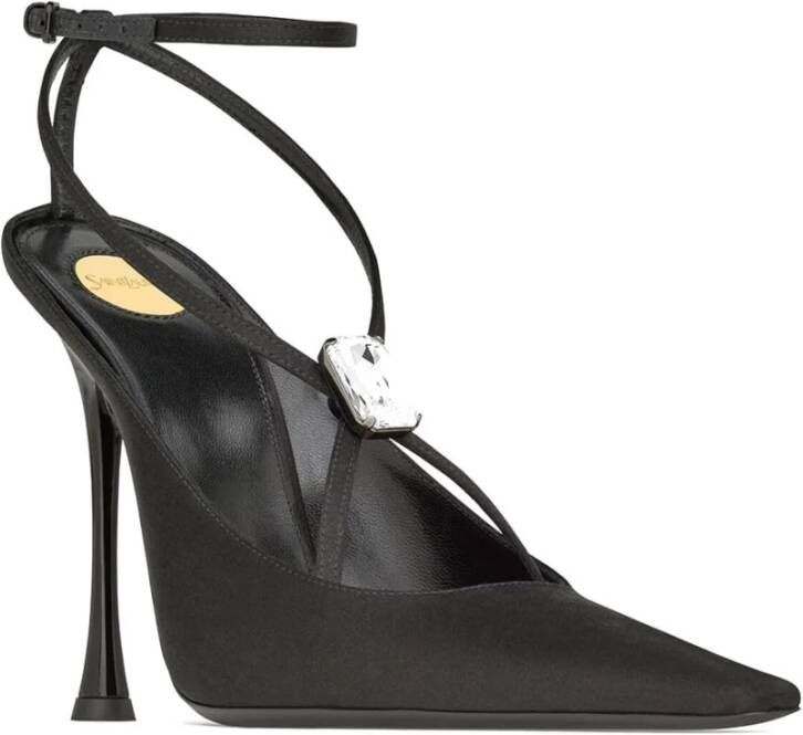 Saint Laurent Elegante Zwarte Pumps voor Vrouwen Black Dames