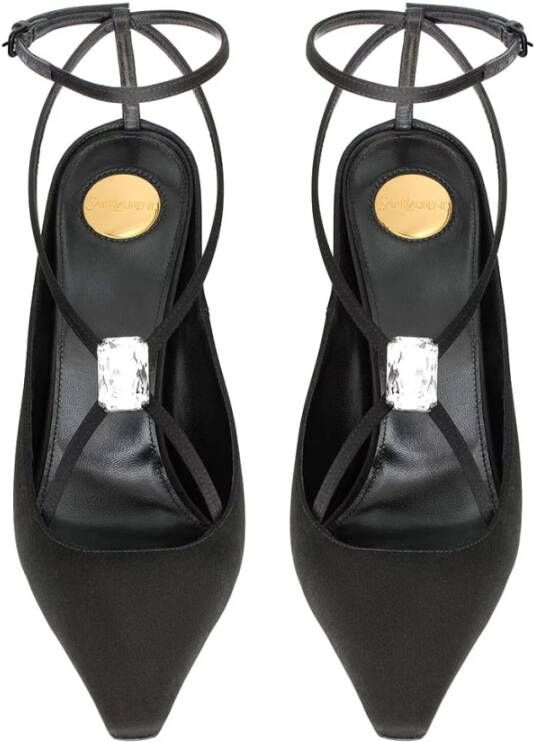 Saint Laurent Elegante Zwarte Pumps voor Vrouwen Black Dames