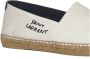 Saint Laurent Geborduurde Logo Espadrilles Beige Heren - Thumbnail 4