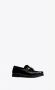 Saint Laurent Geëmbosseerde Achtertong Loafer Metalen Bit Black Dames - Thumbnail 2