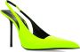 Saint Laurent Gele Leren Pumps Ss22 Yellow Dames - Thumbnail 2