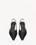 Saint Laurent Geometrische hak slingbacks Black Dames - Thumbnail 2