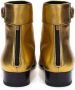 Saint Laurent Gouden Leren Laarzen Yellow Dames - Thumbnail 3