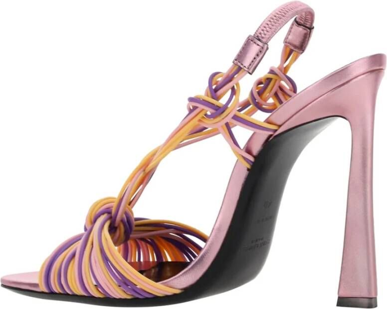 Saint Laurent Hak sandalen met plastic detail Pink Dames