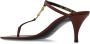 Saint Laurent Hakken Sandalen Cassandra Brown Dames - Thumbnail 5