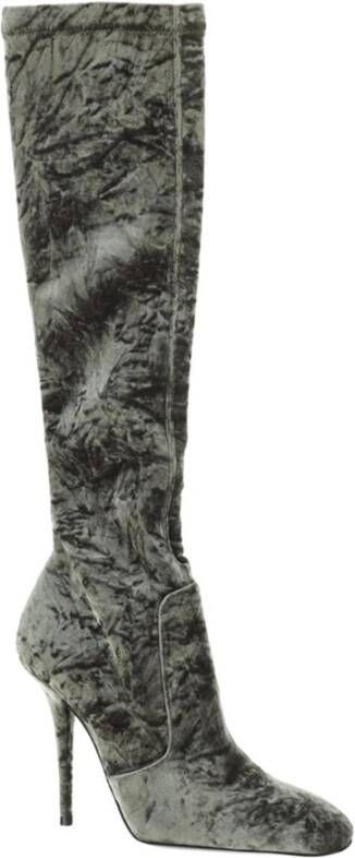 Saint Laurent Heeled Boots Green Dames