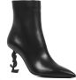 Saint Laurent Zwarte Opyum Haklaarzen Zwart Dames - Thumbnail 2