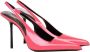 Saint Laurent Koraal Patent Leren Hakken Muiltjes Roze Dames - Thumbnail 2