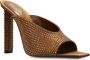 Saint Laurent Heeled mules Sept Brown Dames - Thumbnail 4