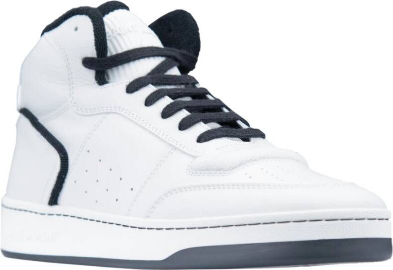 Saint Laurent Heren Veterschoenen Hoge Top White Heren