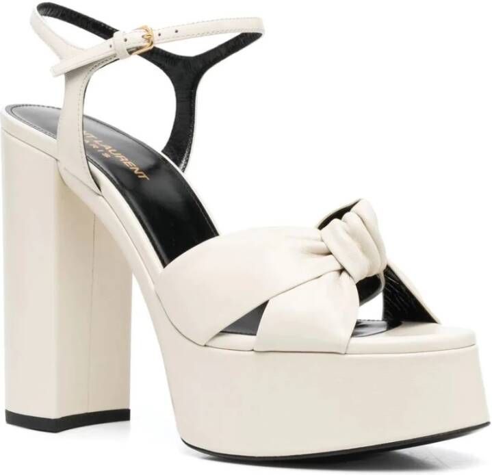 Saint Laurent High Heel Sandals Beige Dames