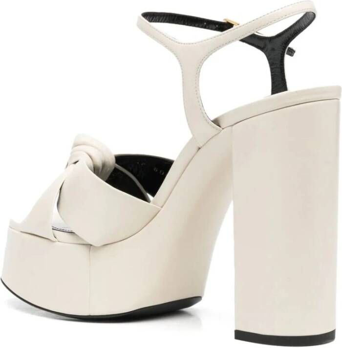 Saint Laurent High Heel Sandals Beige Dames