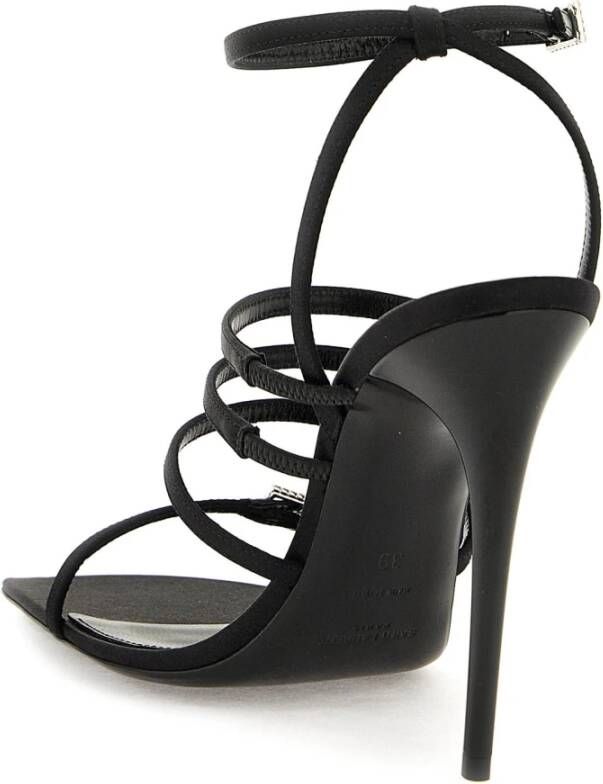 Saint Laurent High Heel Sandals Black Dames