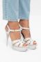 Saint Laurent Stijlvolle Zomer Sandalen White Dames - Thumbnail 2