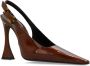 Saint Laurent Elegante Slingback Pump Schoenen Brown Dames - Thumbnail 7