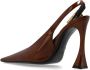 Saint Laurent Elegante Slingback Pump Schoenen Brown Dames - Thumbnail 8