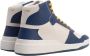 Saint Laurent Blauwe Kalfsleren Mid Top Sneakers Blauw Heren - Thumbnail 7