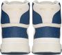 Saint Laurent Blauwe Kalfsleren Mid Top Sneakers Blauw Heren - Thumbnail 9