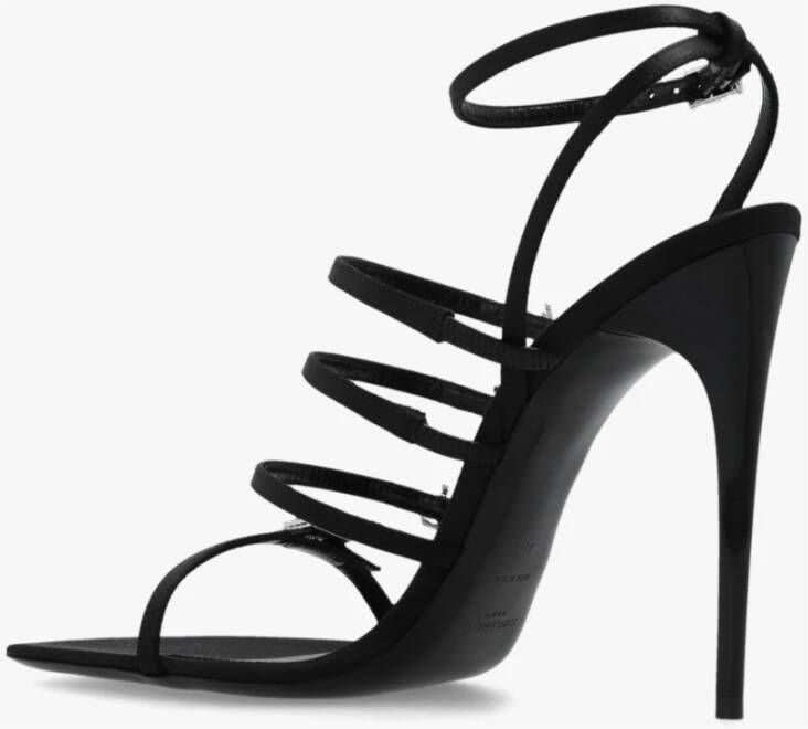 Saint Laurent Jerry sandalen met hak Black Dames