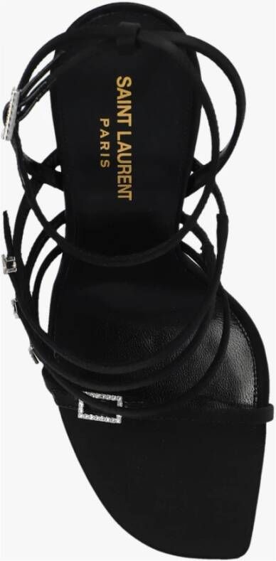 Saint Laurent Jerry sandalen met hak Black Dames