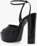 Saint Laurent Jodie platform sandalen Black Dames - Thumbnail 8