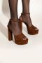 Saint Laurent Jodie platform sandalen Brown Dames - Thumbnail 2