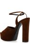 Saint Laurent Jodie platform sandalen Brown Dames - Thumbnail 5