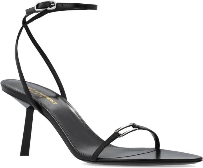 Saint Laurent Kitty Sandalen Black Dames