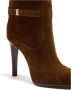 Saint Laurent Klassieke Leren Enkellaarzen Brown Dames - Thumbnail 4