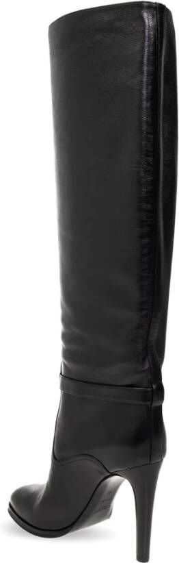 Saint Laurent Klassieke Leren Laarzen Black Dames