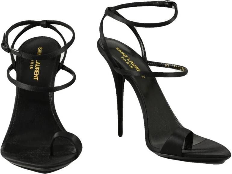 Saint Laurent Klassieke Leren Schoenen Black Dames