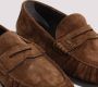 Saint Laurent Klassieke Loafer Schoen Brown Dames - Thumbnail 4