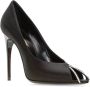 Saint Laurent Klassieke Zwarte Leren Pumps Black Dames - Thumbnail 2