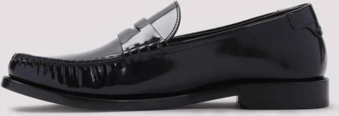 Saint Laurent Klassieke Zwarte Loafer Schoenen Black Dames