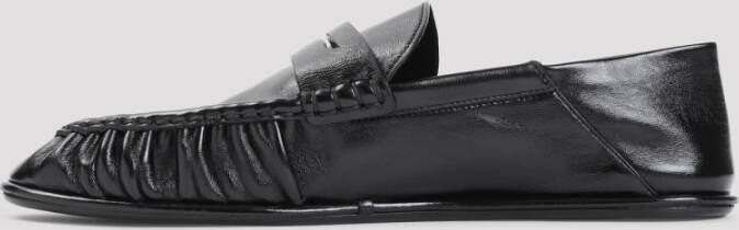 Saint Laurent Klassieke Zwarte Loafer Schoenen voor Mannen Black Heren